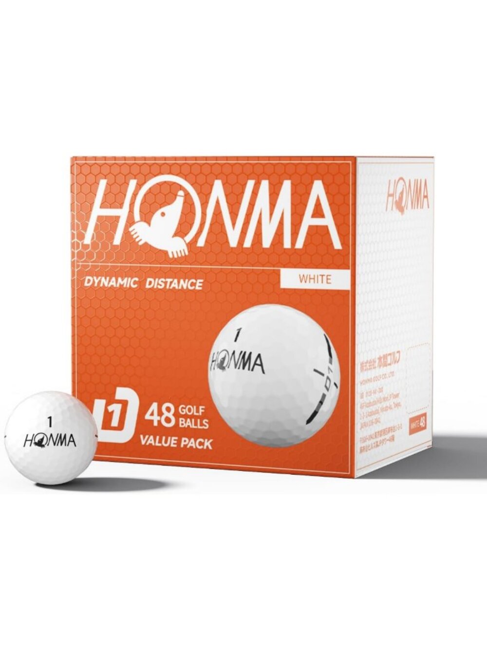 48-Pack Bulk Golf Balls - White, Max Distance, High Performance, Perfect for All